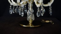 Tischlampe Maria Theresia aus massivem Goldkristall