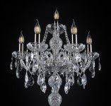 Der obere Teil der Luxuslampe für den Tisch im Wohnzimmer, Schlafzimmer usw. der Wohnungseinrichtung