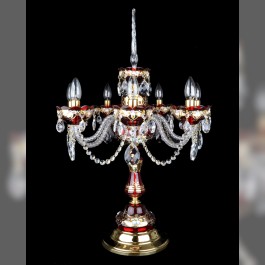 Rubinlampe, ein Dekorationsgegenstand für eine luxuriöse Einrichtung