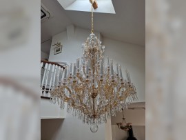 Maria-Theresien-Kronleuchter im Stil antiker französischer Baccarat-Kristallleuchter