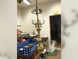 Foto-Mittelteile des Kronleuchters (Werkstatt)