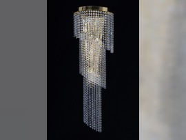 Goldene Wandaufbauleuchte 1