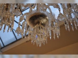 Detail des Baccarat-Kronleuchters