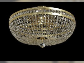 Mit quadratischen Steinen ausgekleidete Aufputz-Strasslampe