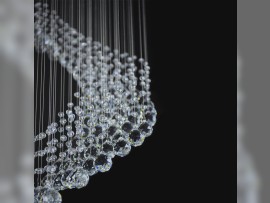 Helix Detail - Kristallkugeln mit klarem Schliff