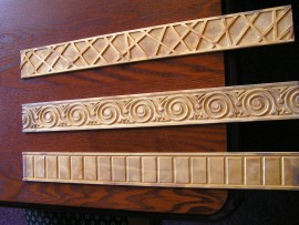 Rohmessingbänder für die Herstellung eines rechteckigen Kronleuchters