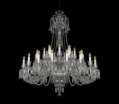Großer 36-armiger Baccarat-Kronleuchter