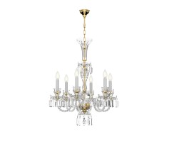 Kleiner 6-armiger Baccarat-Kronleuchter