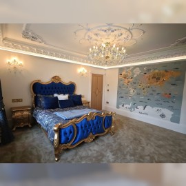 Kristallleuchten in Räumen mit niedrigen Decken (weniger als 2,4 Meter/8 ft)