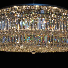 Moderne Strass-Aufbaukronleuchter