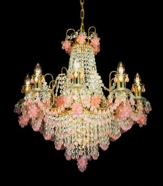 Andere farbige Glas-Kronleuchter-Ornamente
