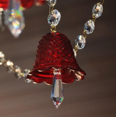 Rubinglöckchen im Baccarat-Stil