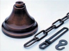 Braun gebeiztes Messing - Patina